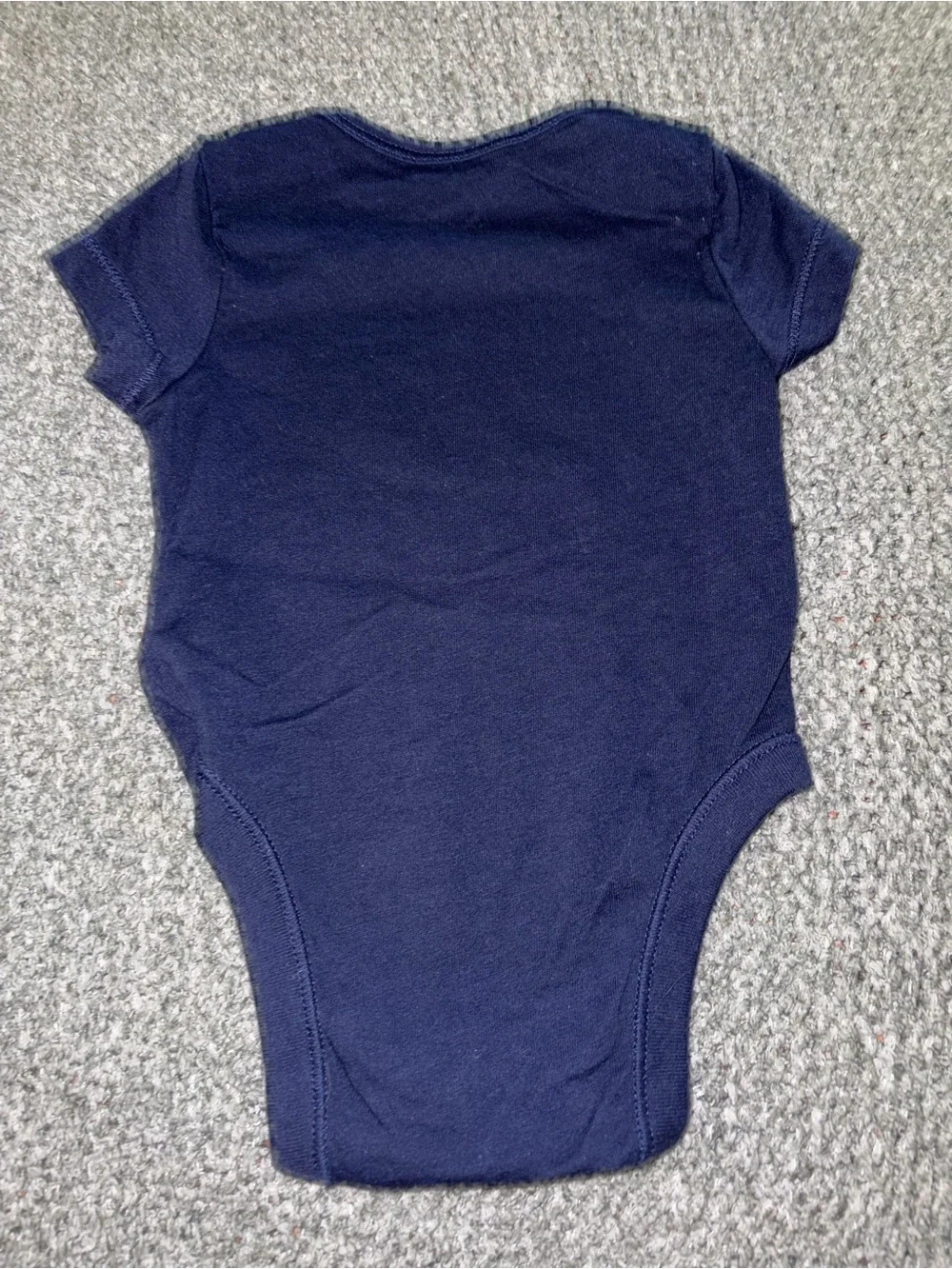 Old Navy Navy Blue Baby One-Piece with Flag Graphic